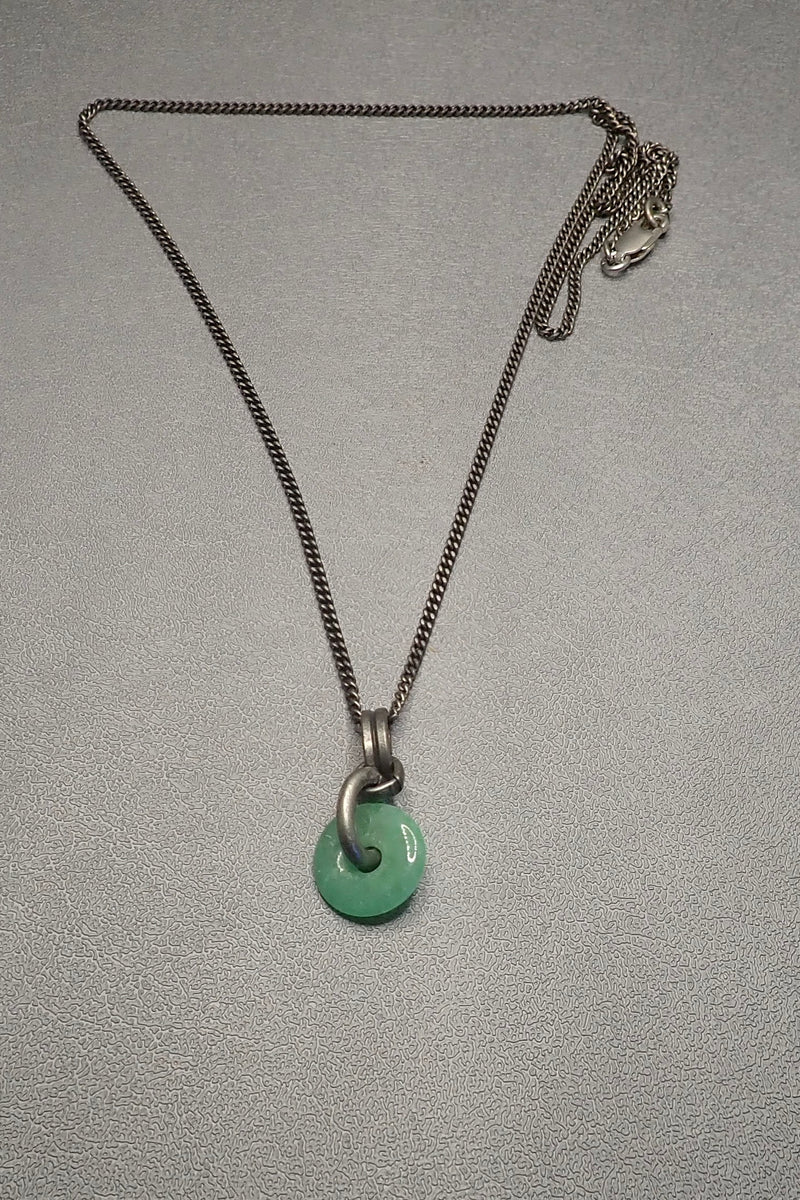 JADE DISC PENDANT