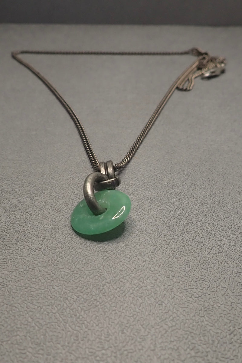 JADE DISC PENDANT