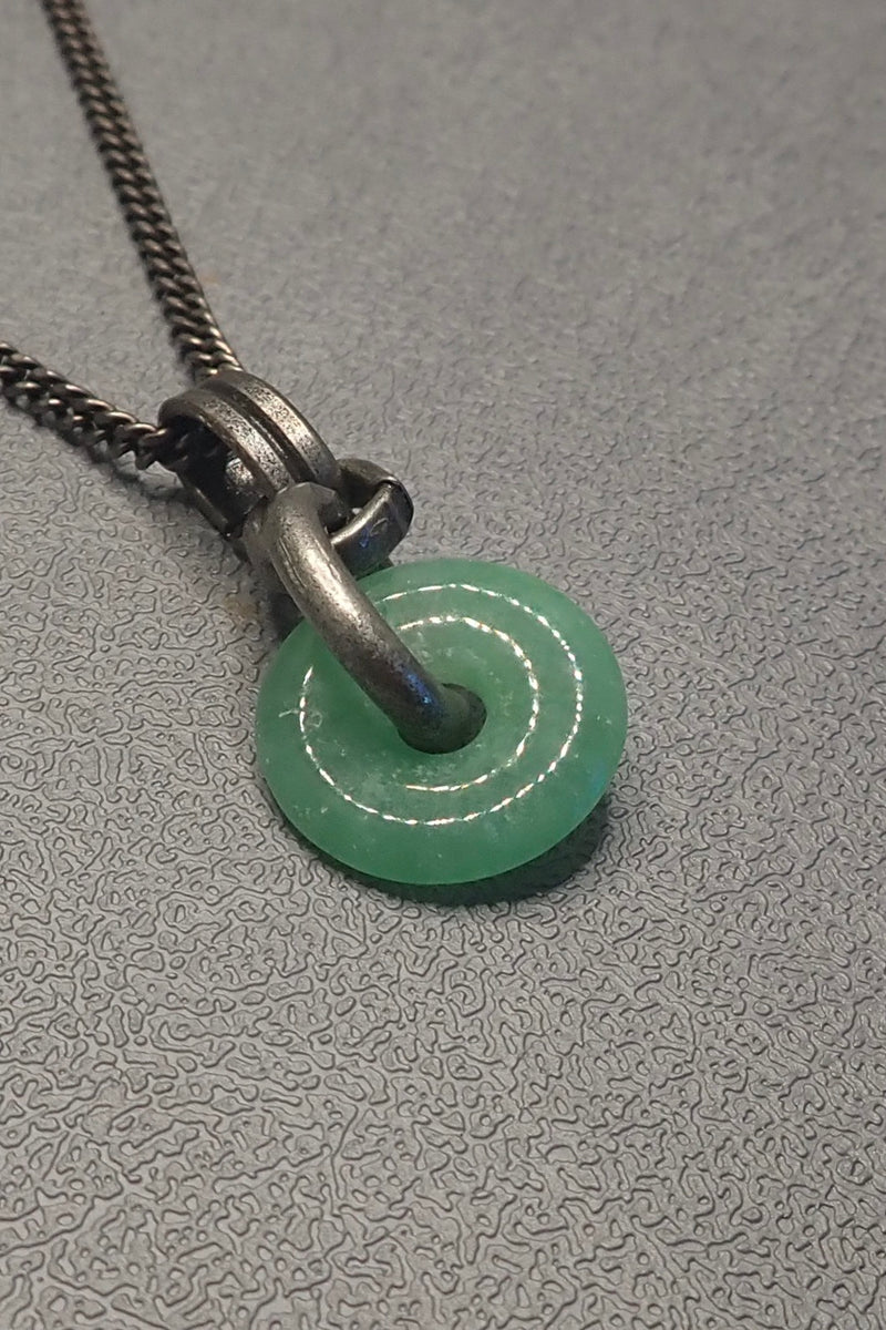 JADE DISC PENDANT