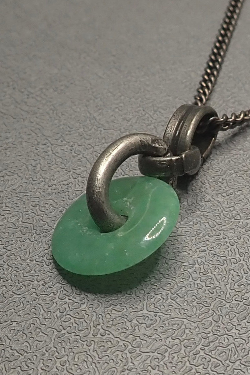 JADE DISC PENDANT