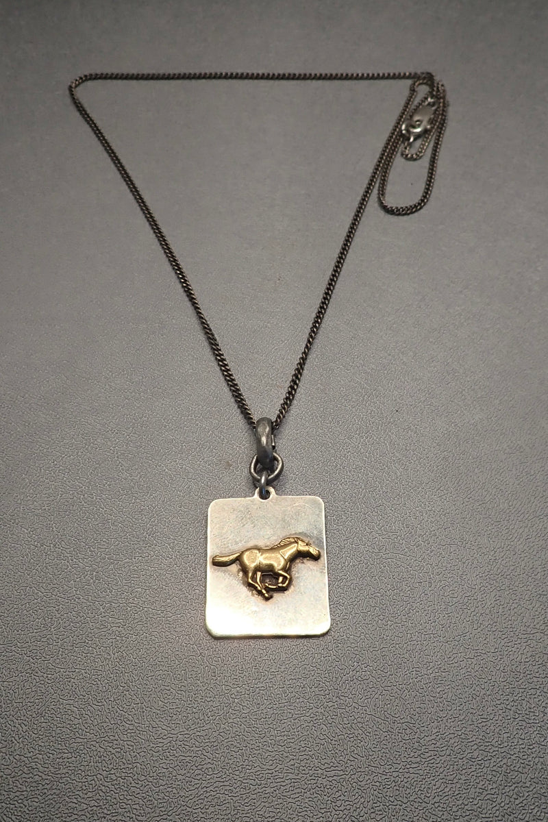 WILD COLT PENDANT NECKLACE