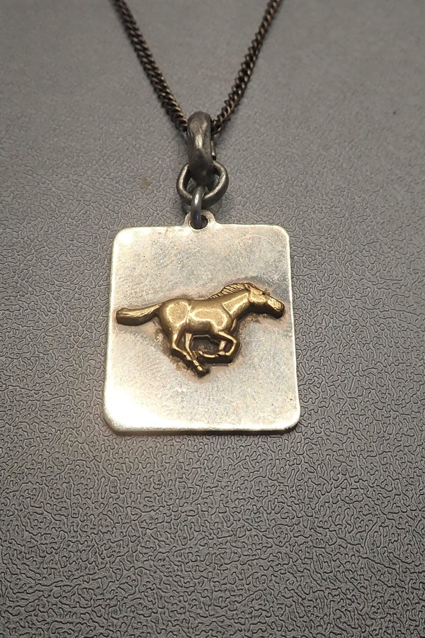 WILD COLT PENDANT NECKLACE