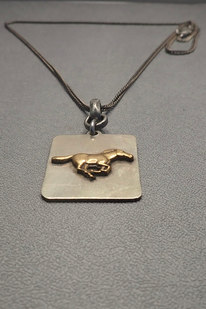 WILD COLT PENDANT NECKLACE