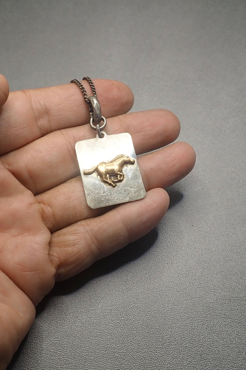 WILD COLT PENDANT NECKLACE