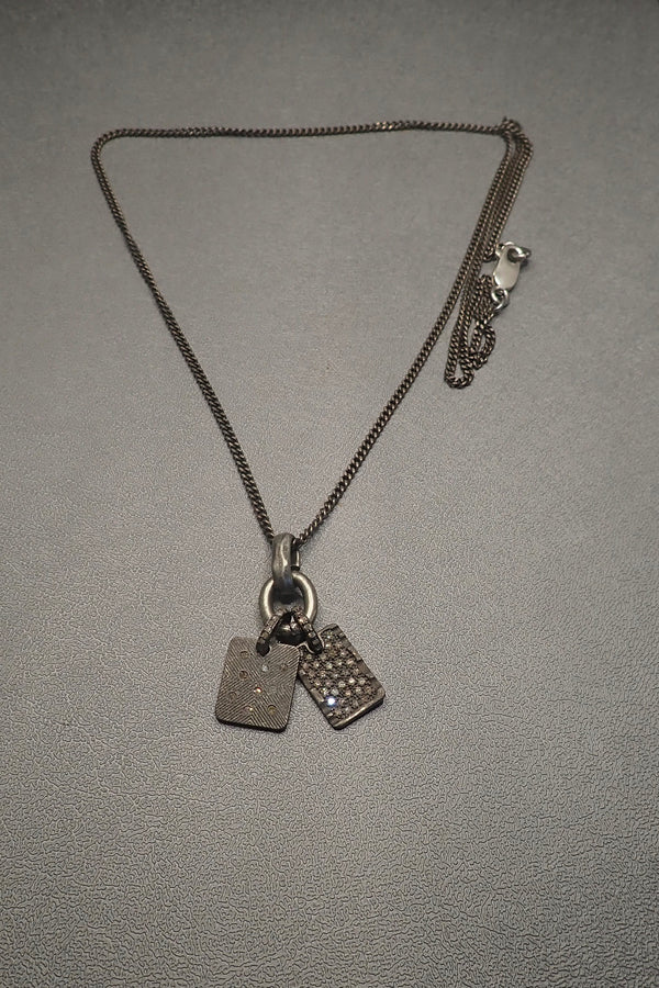 DIAMONDS TAGS NECKLACE