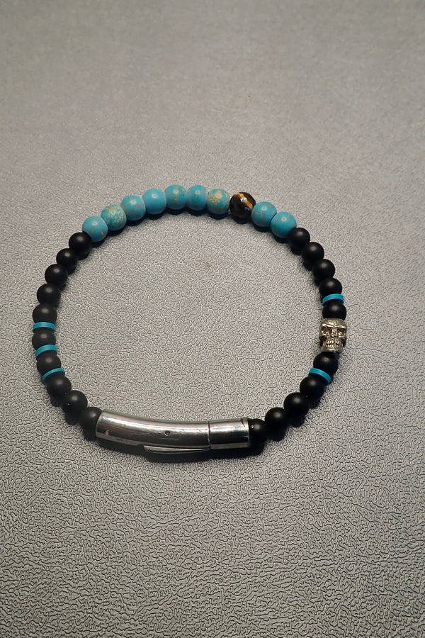 ONYX & TURQUOISE BRACELET