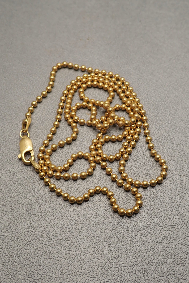 14 K GF BALL CHAIN