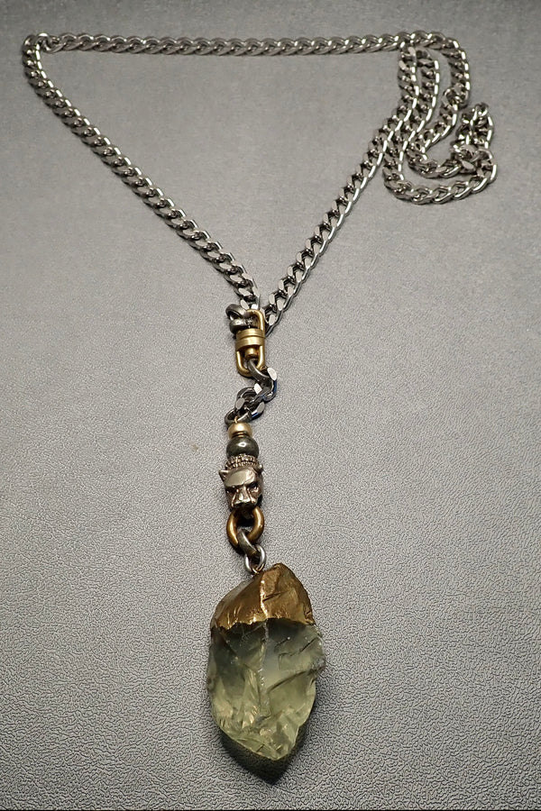 ROCK CRYSTAL LION NECKLACE