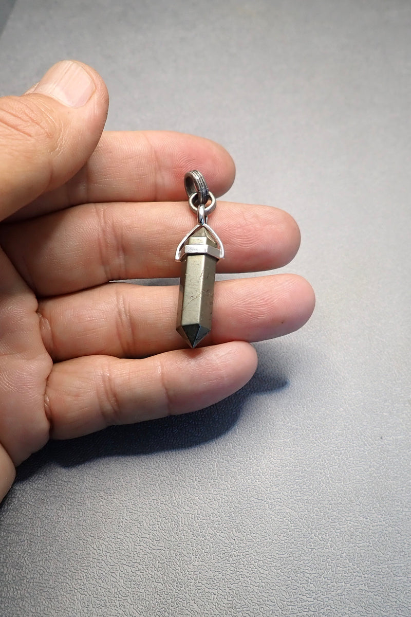 PYRITE NUGET PENDANT