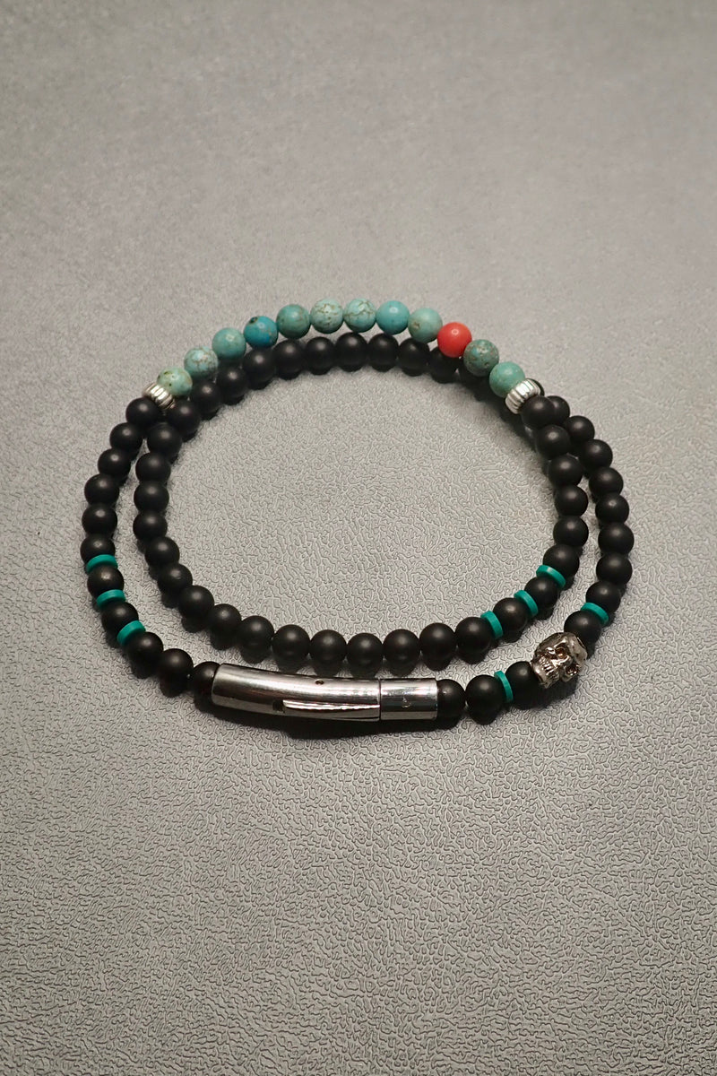 DOUBLE WRAP ONYX BRACELET