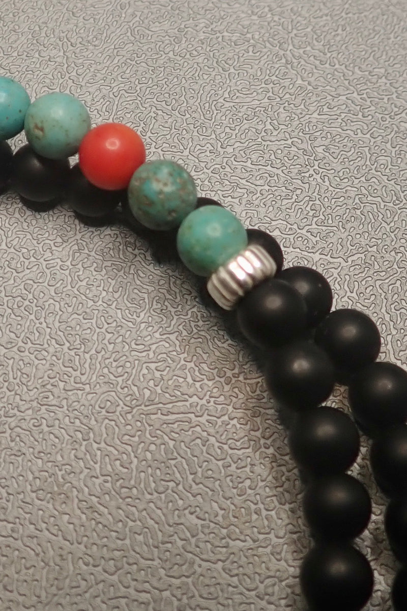 DOUBLE WRAP ONYX BRACELET