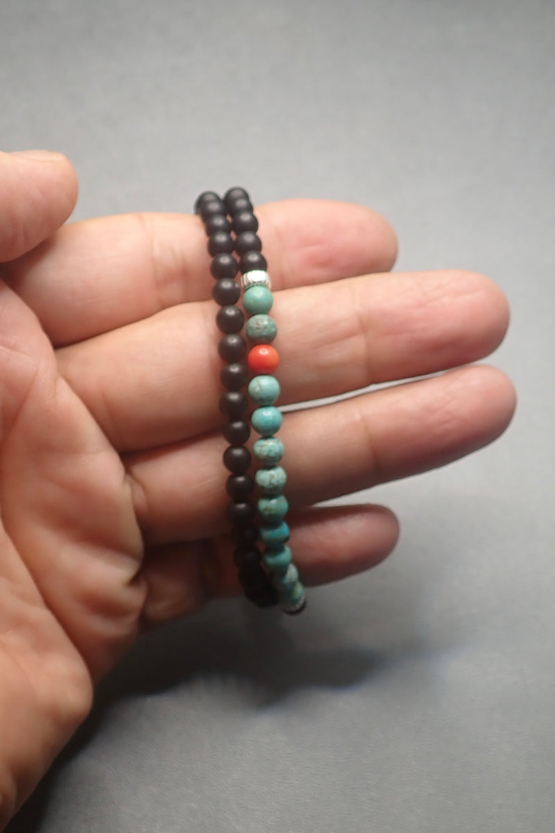 DOUBLE WRAP ONYX BRACELET