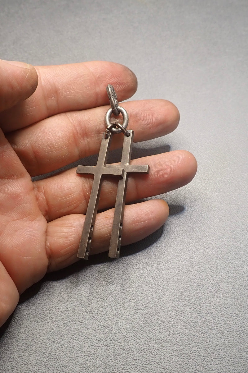 DOUBLE CROSS PENDANT