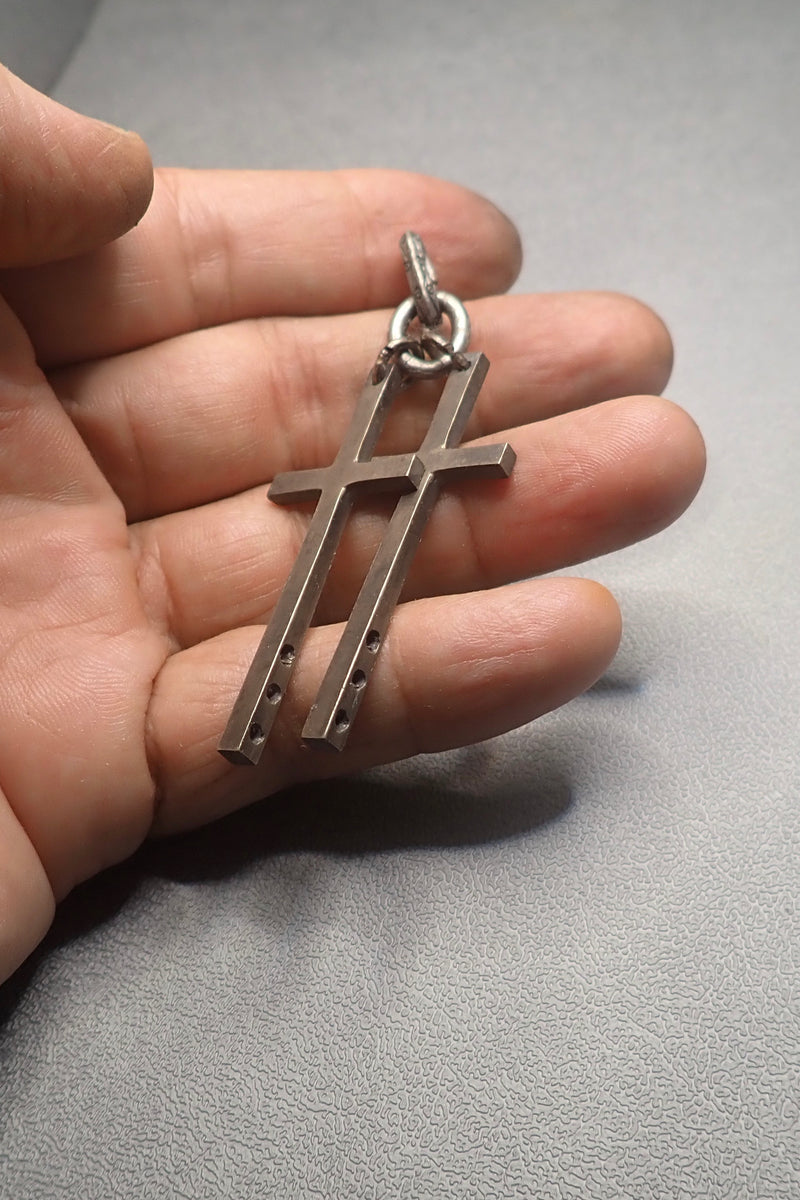 DOUBLE CROSS PENDANT