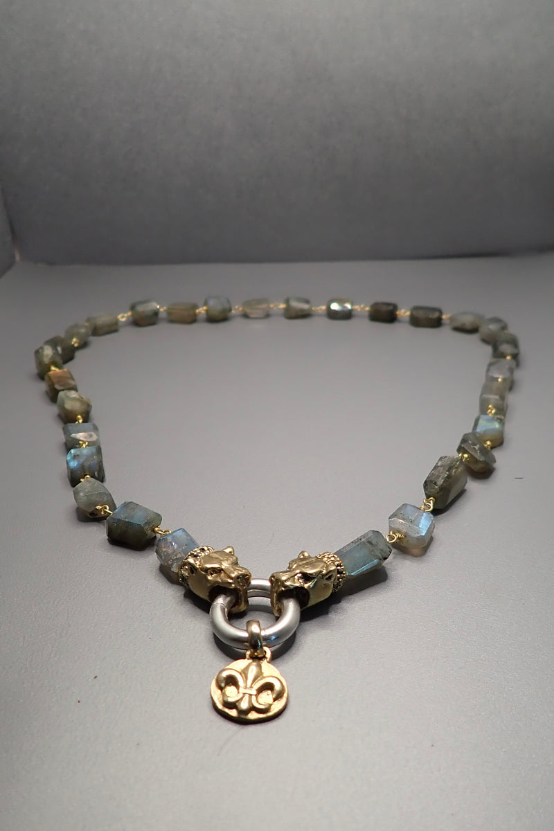 LABRADORITE SHORT NECKLACE