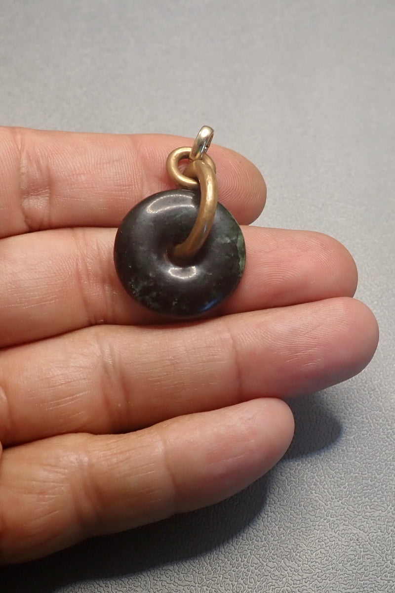 BLACK HEMTATITE  PROTECTOR PENDANT