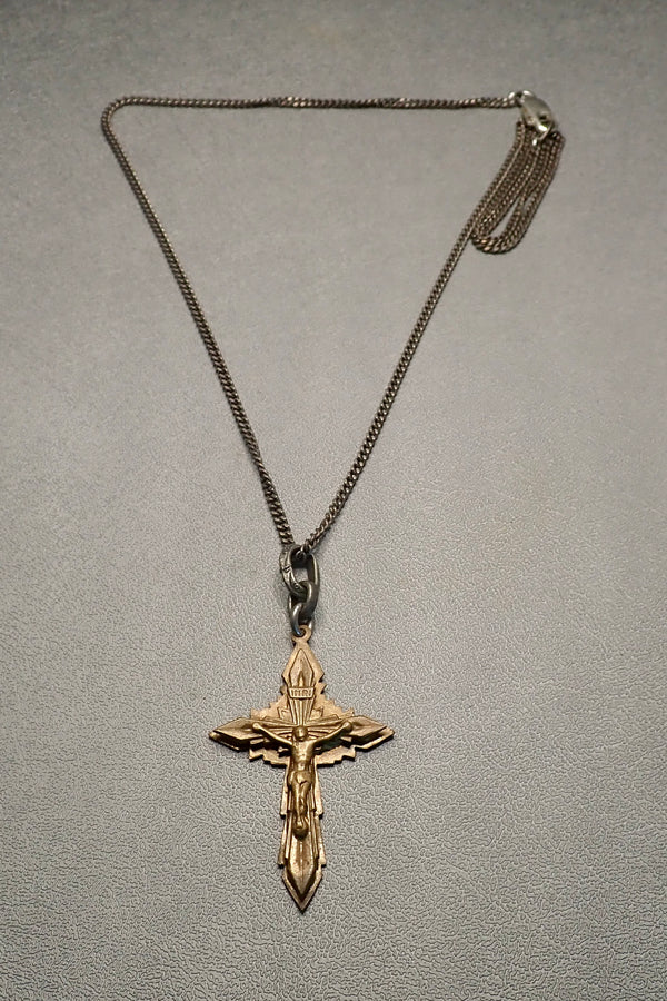 ANTIQUE VICTORIAN CROSS NECKLACE