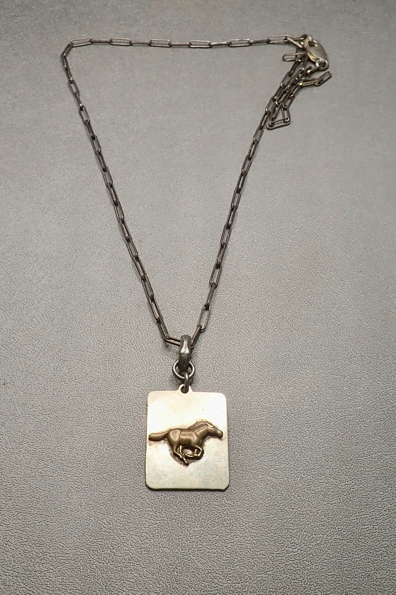 WILD COLT PENDANT NECKLACE