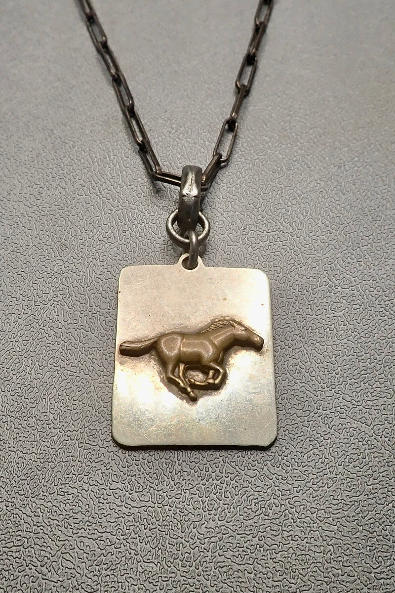 WILD COLT PENDANT NECKLACE