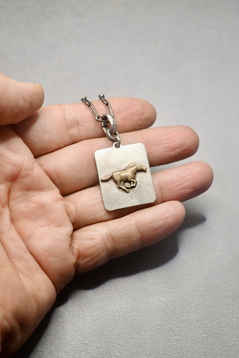 WILD COLT PENDANT NECKLACE