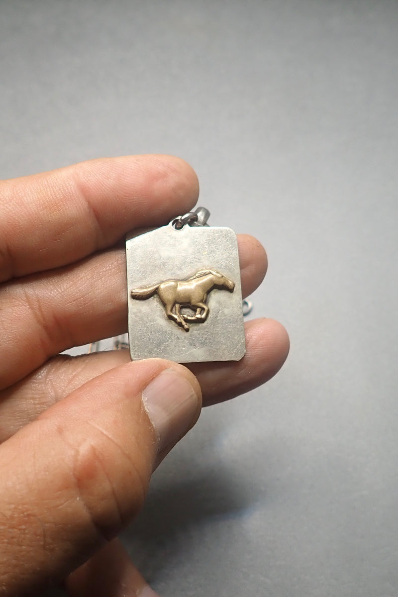 WILD COLT PENDANT NECKLACE