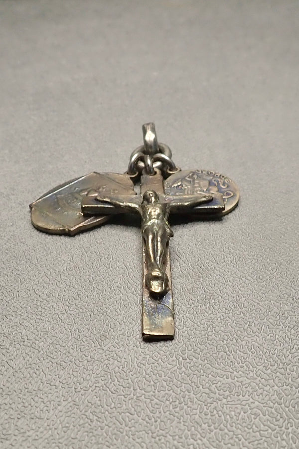 ANTIQUE CROSS & MEDALS PENDANT