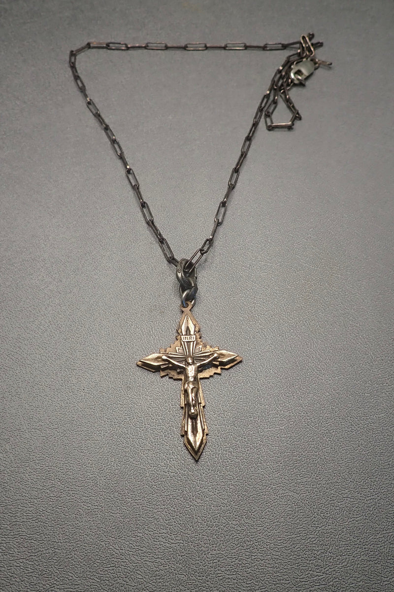 ANTIQUE VICTORIAN CROSS NECKLACE