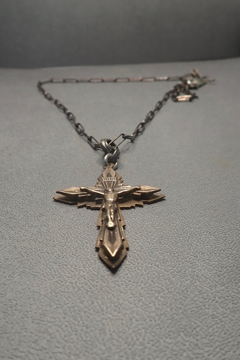 ANTIQUE VICTORIAN CROSS NECKLACE