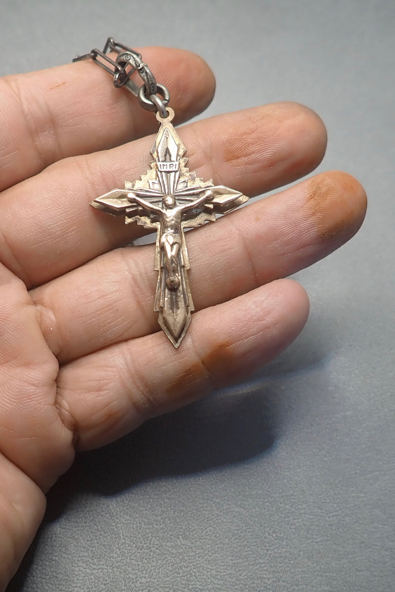 ANTIQUE VICTORIAN CROSS NECKLACE