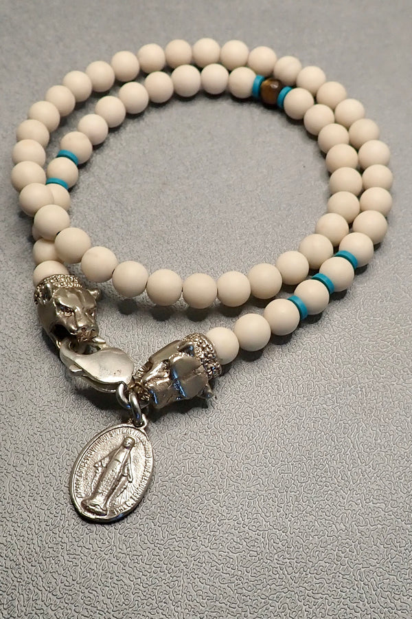 DOUBLE WRAP RIVER SIDE STONE BRACELET