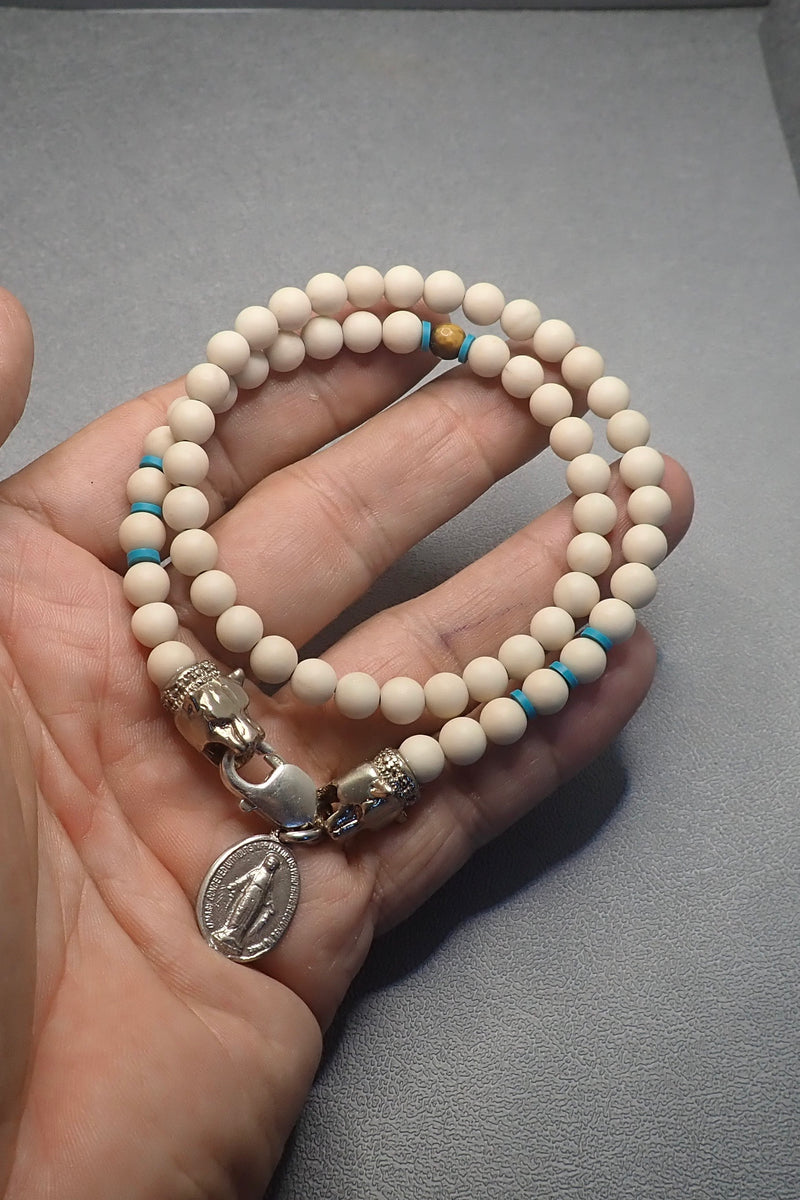 DOUBLE WRAP RIVER SIDE STONE BRACELET