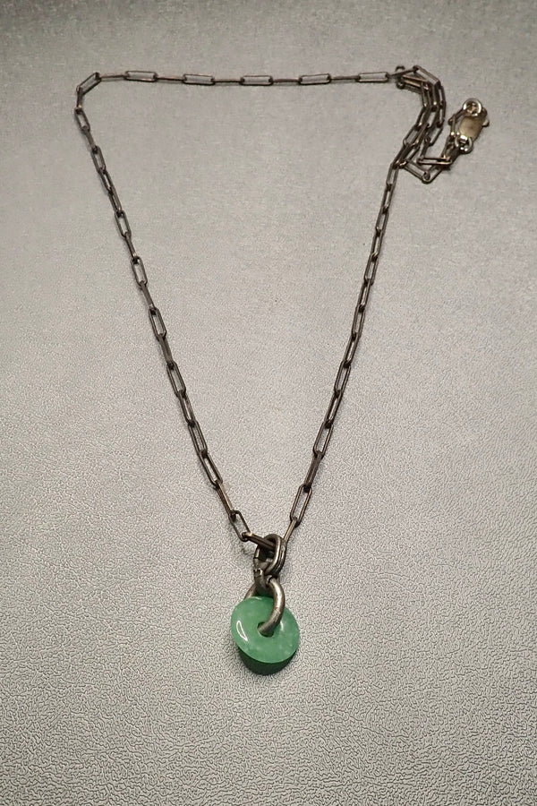 JADE DISC PENDANT