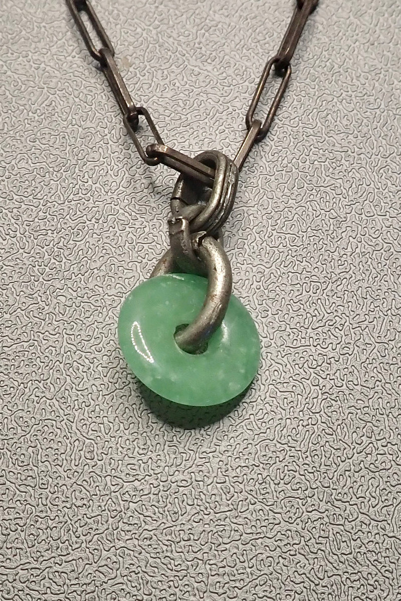 JADE DISC PENDANT