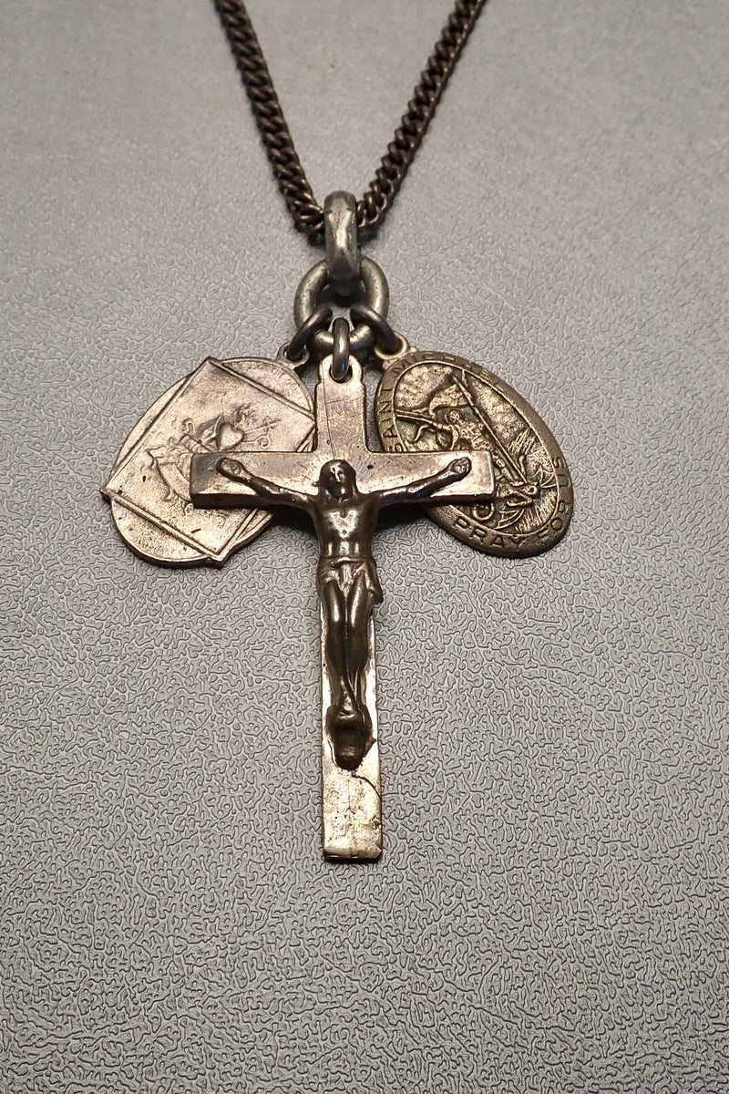 ANTIQUE CROSS NECKLACE