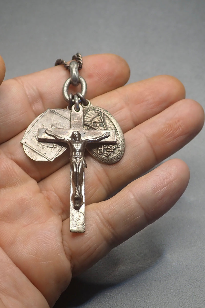 ANTIQUE CROSS NECKLACE